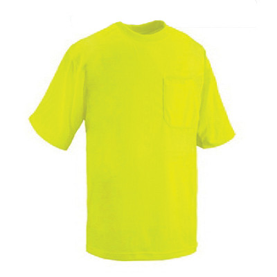 VEA® VEA-100B Non-ANSI High-Visibility Safety Shirt, XL, Polyester, Lime - RAF100B-LME-XL