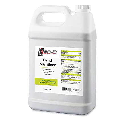 Spur Environmental Service HS100-1GAL Hand Sanitizer, 1 gal Bottle, Clear