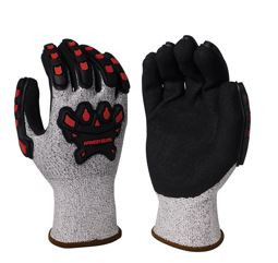 Basetek® Impact Resistant MicroFoam Gloves, Size XL