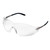 MCR Safety S2110AF Scratch-Resistant Safety Glasses, Universal, Chrome Frame, Clear Lens