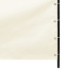 Balkonski zastor krem 140 x 240 cm od tkanine Oxford 148511