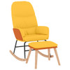 Stolica za ljuljanje od tkanine sa stolcem boja senfa 3097407