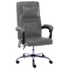 Masažna uredska stolica od umjetne kože antracit 20294