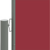 Uvlačiva bočna tenda crvena 160 x 1000 cm 318035
