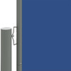 Uvlačiva bočna tenda plava 220 x 600 cm 318016