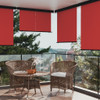 Balkonska bočna tenda 160 x 250 cm crvena 317859