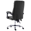 Masažna uredska stolica od umjetne kože crna 20292