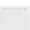 Balkonski zastor bijeli 120 x 240 cm od tkanine Oxford 148495