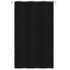 Balkonski zastor crni 140 x 240 cm od tkanine Oxford 148556