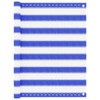 Balkonski zastor plavo-bijeli 90 x 400 cm HDPE 310889