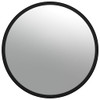 Unutarnje konveksno prometno ogledalo crno Ø 40 cm akrilno 153078