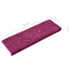 Otirači za stepenice 10 kom 65 x 25 cm ljubičasti 149825