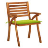 Vrtne stolice s jastucima 4 kom od masivnog bagremovog drva 3075185