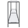 Konzolni stol prozirni 140 x 35 x 75,5 cm od kaljenog stakla 331694