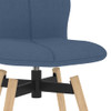 Okretne barske stolice od tkanine 2 kom plave 289476