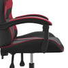 Igraća stolica crna i crvena boja vina od umjetne kože 3143849