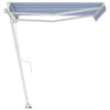 Samostojeća automatska tenda 300 x 250 cm plavo-bijela 3069506