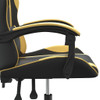 Igraća stolica crno-zlatna od umjetne kože 3143868