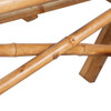 Stol za piknik od bambusa 120 x 120 x 78 cm 42505