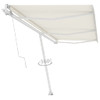 Samostojeća automatska tenda 600 x 300 cm krem 3069607