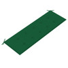 Klupa Batavia sa zelenim jastukom 150 cm od masivne tikovine 3100831
