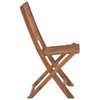 Sklopive vrtne stolice s jastucima 6 kom masivno bagremovo drvo 3075001