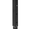 Sklopivi šator za zabave 3 x 6 m crni 93539