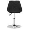 Blagovaonska stolica od umjetne kože crna 335150