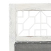 338555 4-Panel Room Divider Grey 140x165 cm Fabric 338555