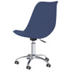 Okretne blagovaonske stolice od tkanine 4 kom plave 3085380
