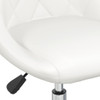 Okretne blagovaonske stolice od umjetne kože 4 kom bijele 3088665