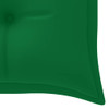 Klupa Batavia sa zelenim jastukom 150 cm od masivne tikovine 3100846