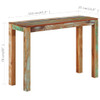 Konzolni stol 110 x 35 x 76 cm od masivnog obnovljenog drva 337271
