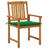 Vrtne stolice s jastucima 6 kom od masivnog drva bagrema 3078156
