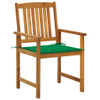 Vrtne stolice s jastucima 2 kom od masivnog drva bagrema 3061177