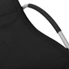 Ležaljka za sunčanje od tekstilena crno-siva 310513