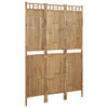 Sobna pregrada s 3 panela od bambusa 120 x 180 cm 341748
