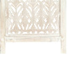 Sobna pregrada s 3 panela bijela 120x165 cm masivno drvo manga 285330