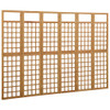Sobna pregrada / rešetka sa 6 panela od jelovine 242,5x180 cm 316481