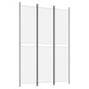 Sobna pregrada s 3 panela bijela 150 x 220 cm od tkanine 350242