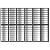 Sklopiva sobna pregrada 6 panela japanski stil 240x170 cm crna 352082