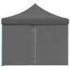 Sklopivi šator za zabave s 8 bočnih zidova 3 x 9 m antracit 44982