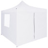 Profesionalni sklopivi šator za zabave 2 x 2 m čelični bijeli 48888