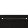 Balkonski zastor crni 160 x 240 cm od tkanine Oxford 148557