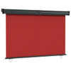 Balkonska bočna tenda 170 x 250 cm crvena 317865