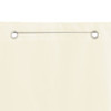 Balkonski zastor krem 120 x 240 cm od tkanine Oxford 148510
