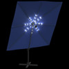LED konzolni suncobran azurno plavi 400 x 300 cm 319932