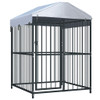 Vanjski kavez za pse s krovom 120 x 120 x 150 cm 145762