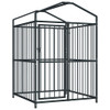 Vanjski kavez za pse s krovom 120 x 120 x 150 cm 145762