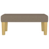 Klupa smeđesiva 70 x 30 x 30 cm od tkanine 346628